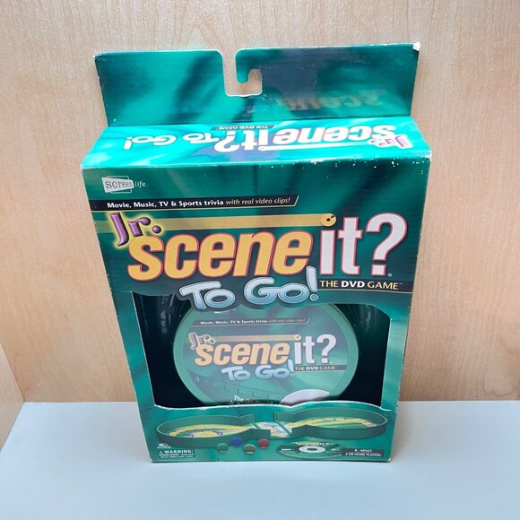 Jr. Scene It? To Go! The DVD Game - Movie Music TV & Sports Trivia - Picture 2 of 10